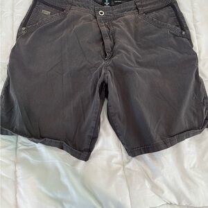 Kuhl Men’s Shorts Radikl Grey Shorts Outdoor Hiking Pocket #5268 Sz 40 Pre-owned